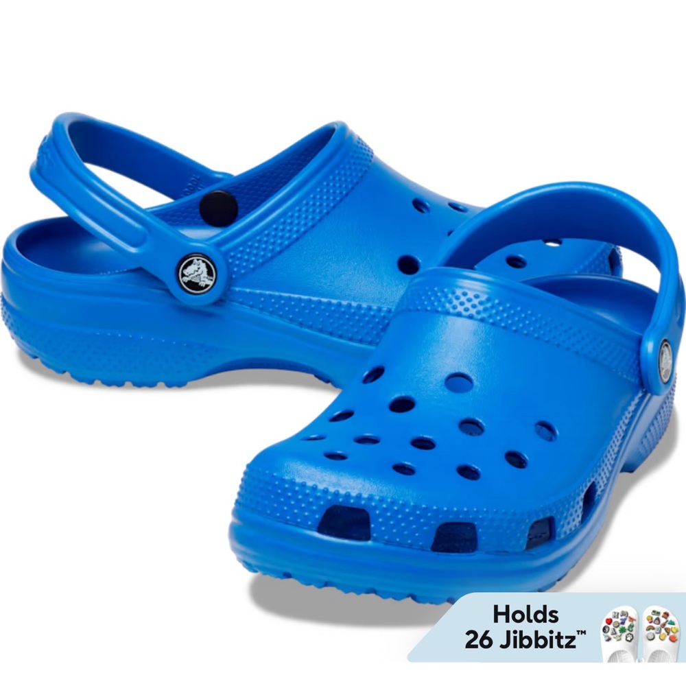 Blue Bolt Crocs